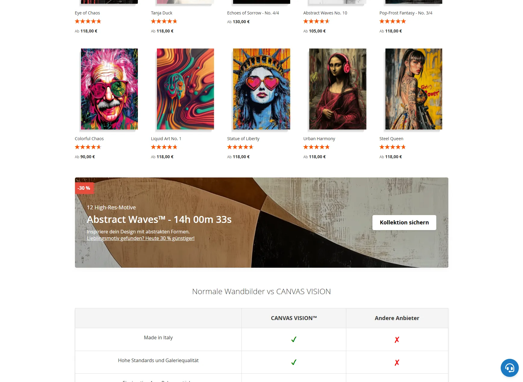 Canvas Vision™ (Online-Shop) – Fotos 2